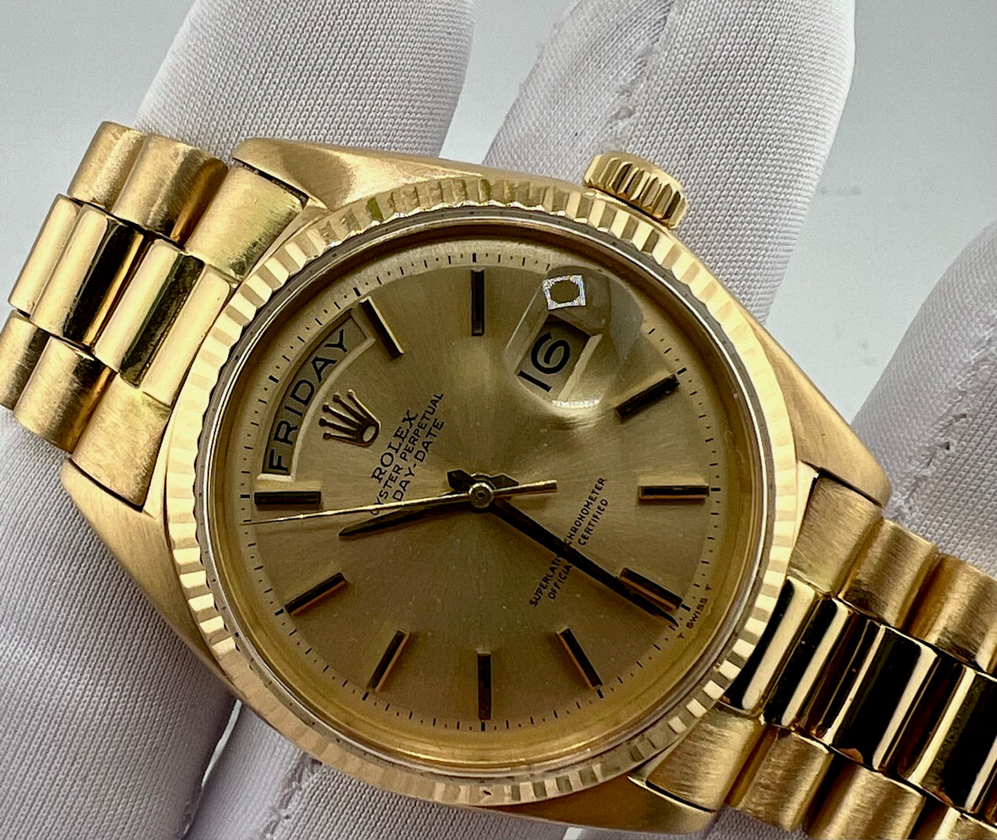 Rolex Day-Date 36mm 1803 Champagne Dial 1965 President
