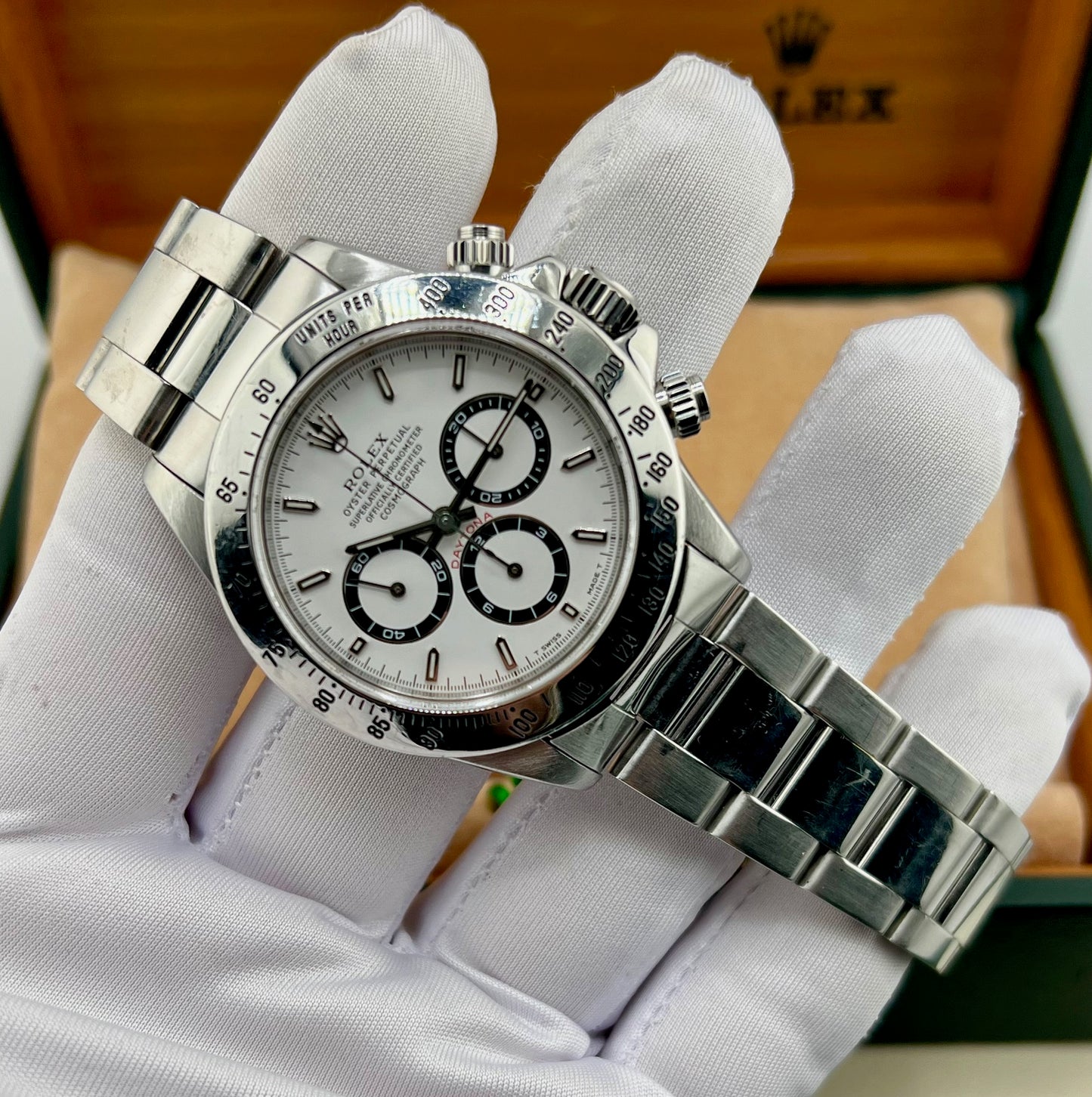 Rolex Daytona 16520 Zenith 1996 White Dial Full Set