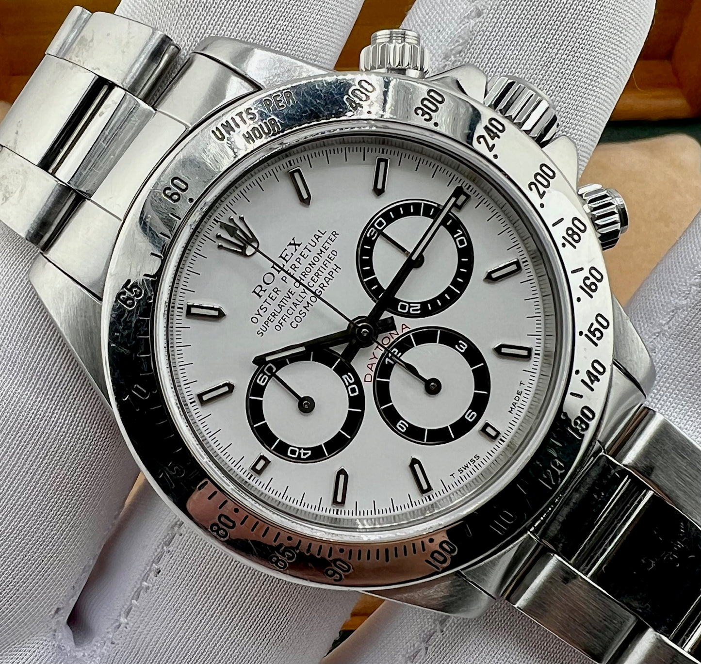 Rolex Daytona 16520 Zenith 1996 White Dial Full Set