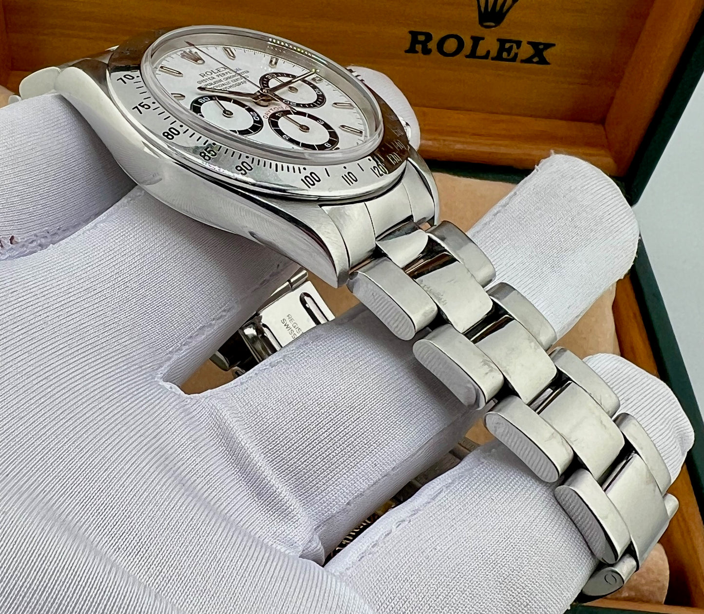 Rolex Daytona 16520 Zenith 1996 White Dial Full Set