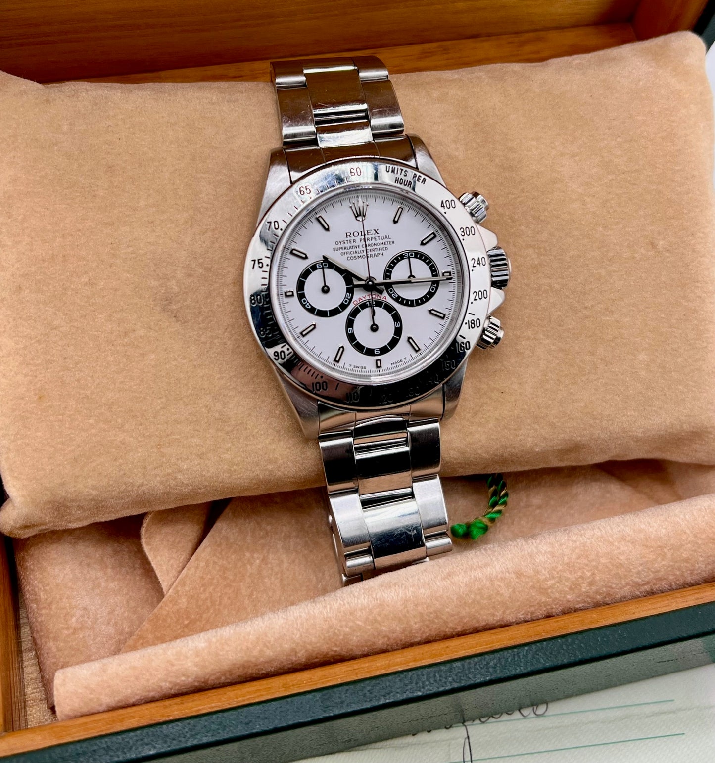 Rolex Daytona 16520 Zenith 1996 White Dial Full Set