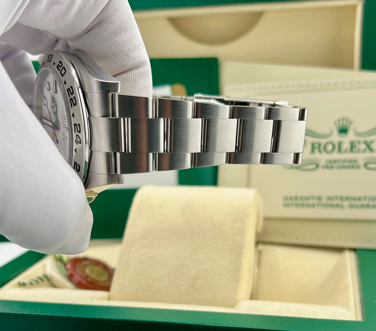 Rolex Explorer II 42mm 216570 White Dial 2014 + Pre-owned 2024
