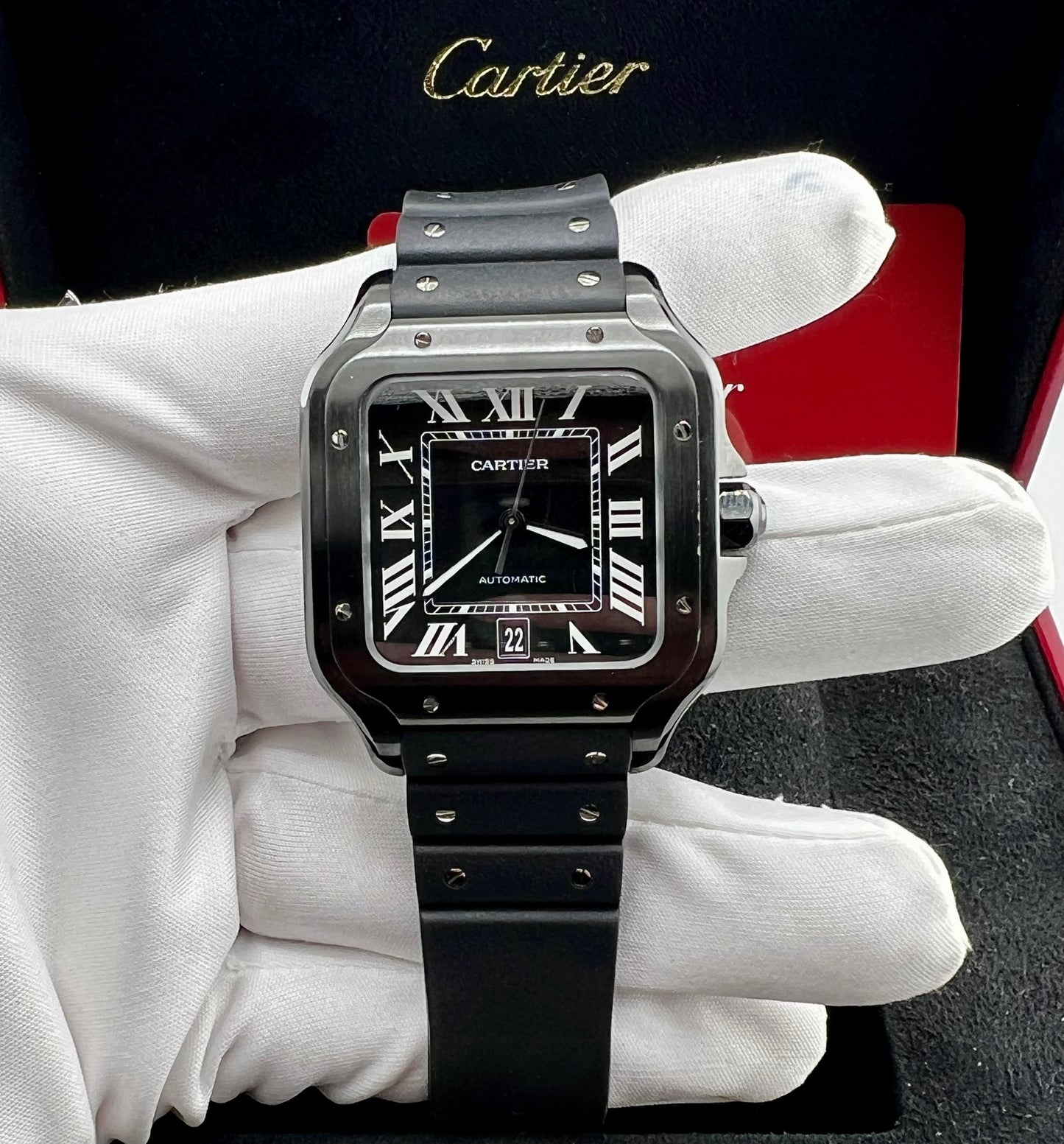 Cartier Santos De Cartier WSSA0039 Black Full Set 2022