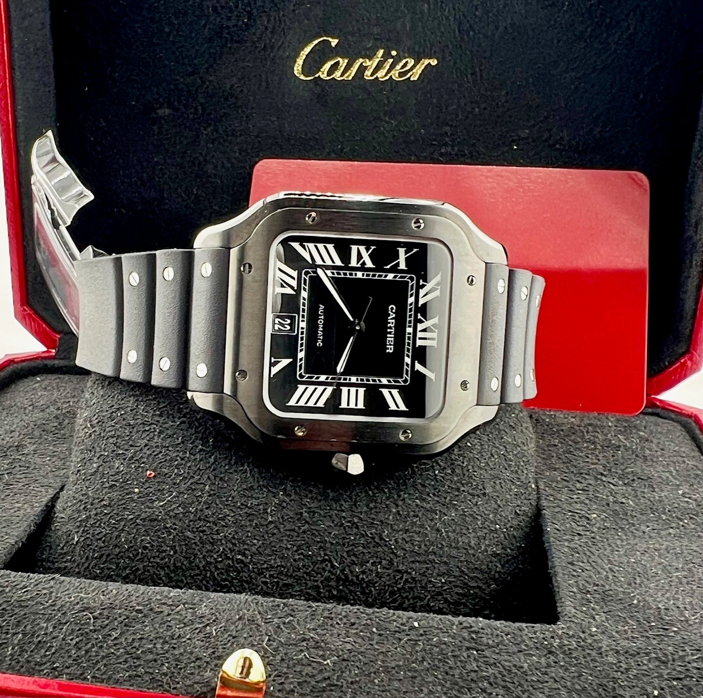 Cartier Santos De Cartier WSSA0039 Black Full Set 2022