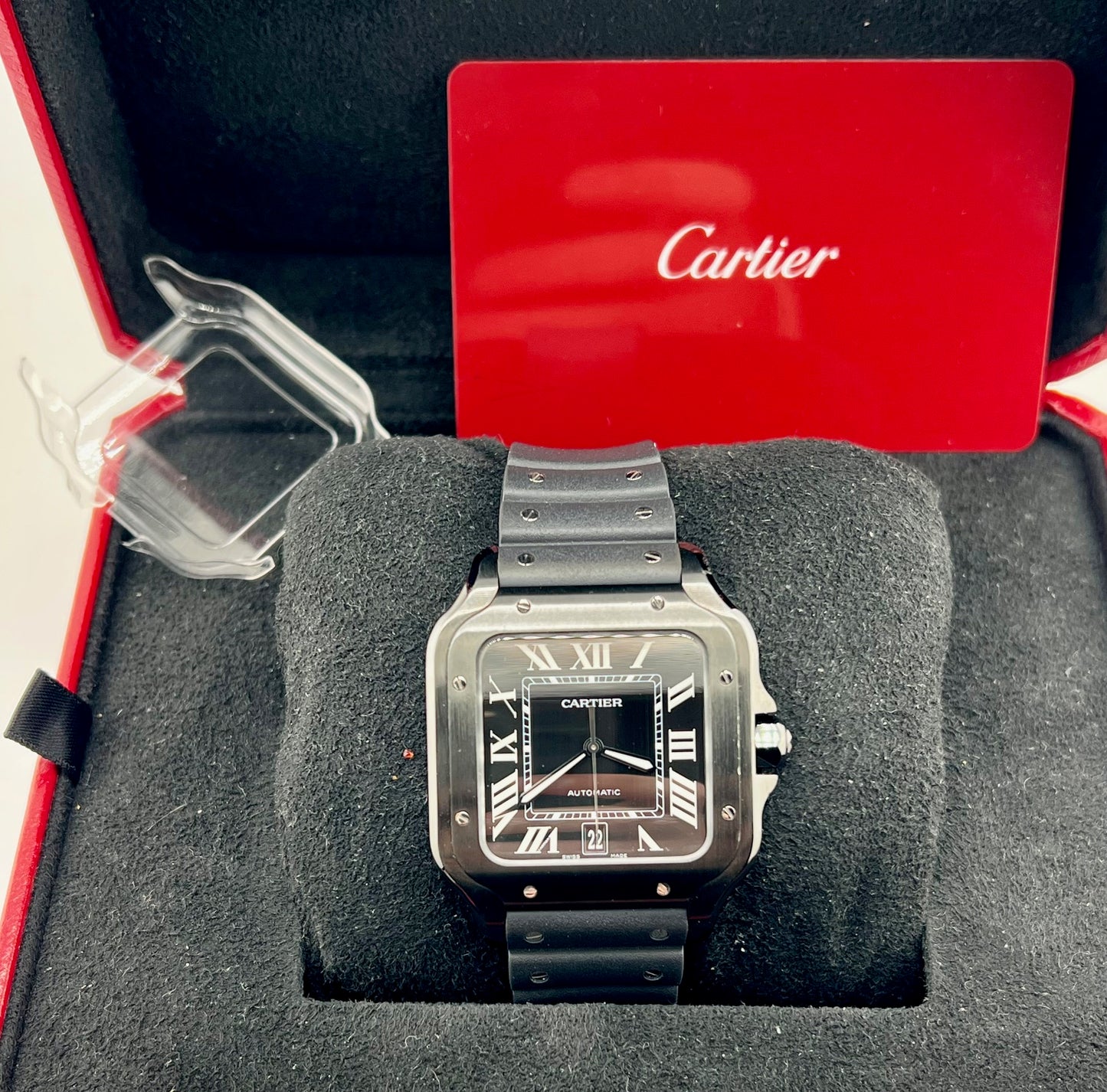 Cartier Santos De Cartier WSSA0039 Black Full Set 2022