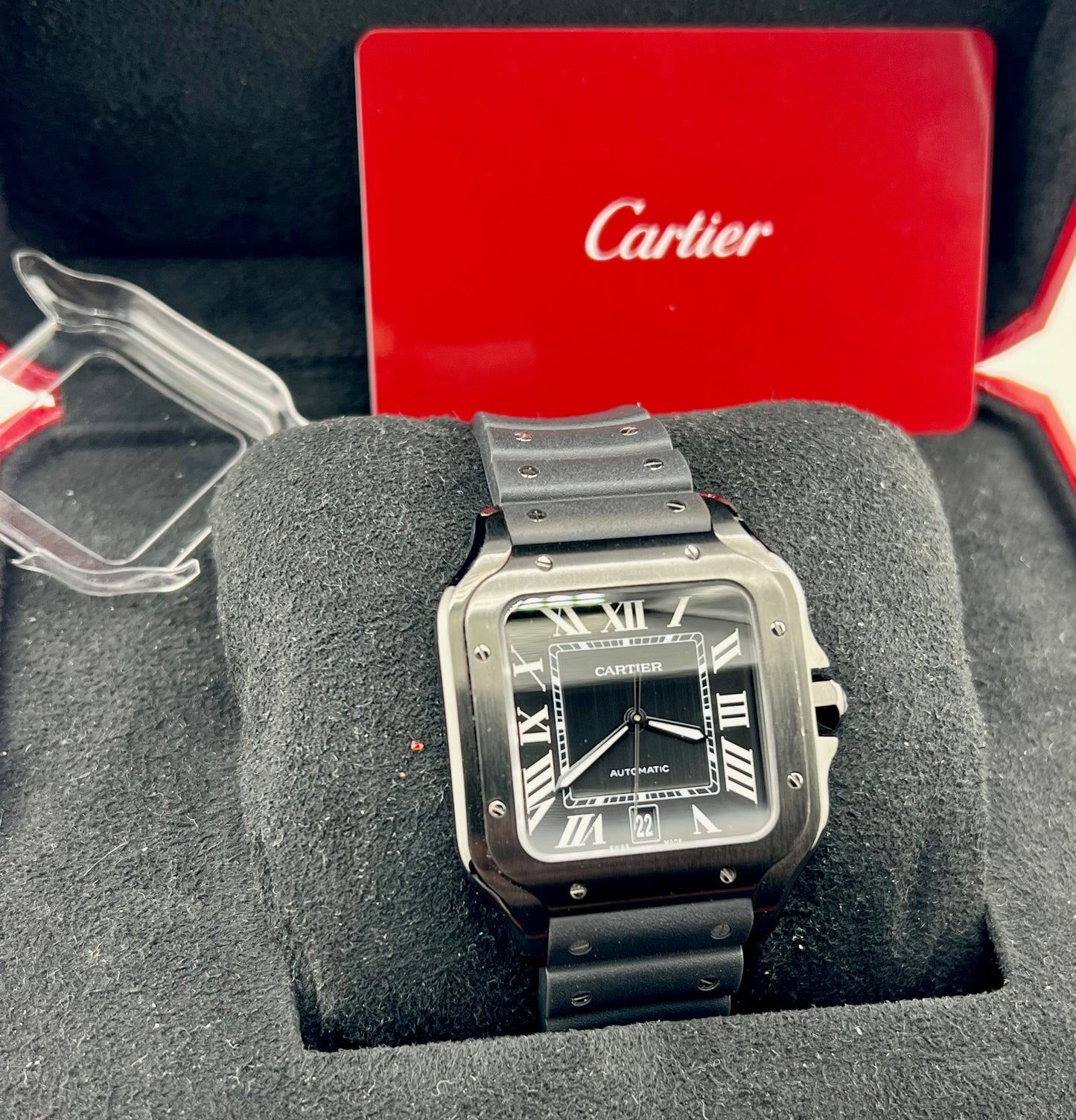 Cartier Santos De Cartier WSSA0039 Black Full Set 2022