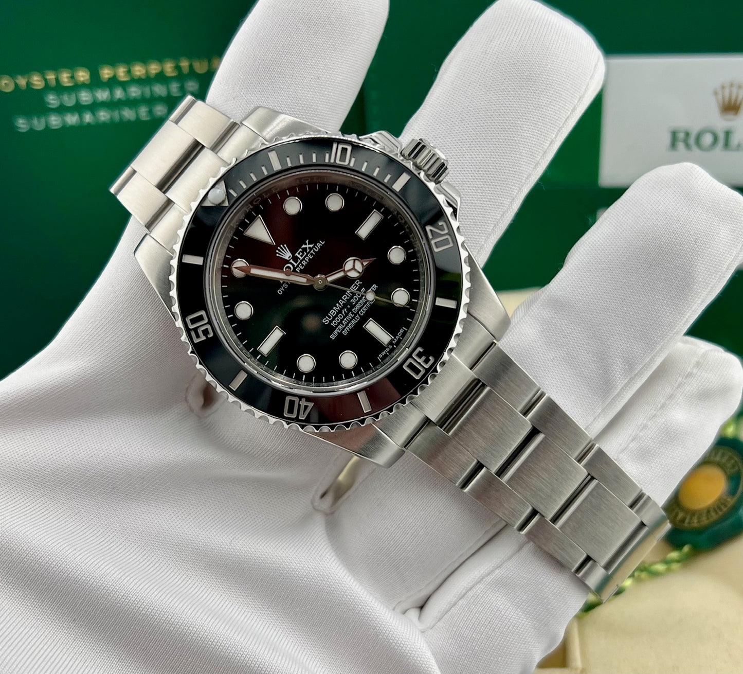 Rolex Submariner No Date 40mm 114060 2016 Full Set Ita