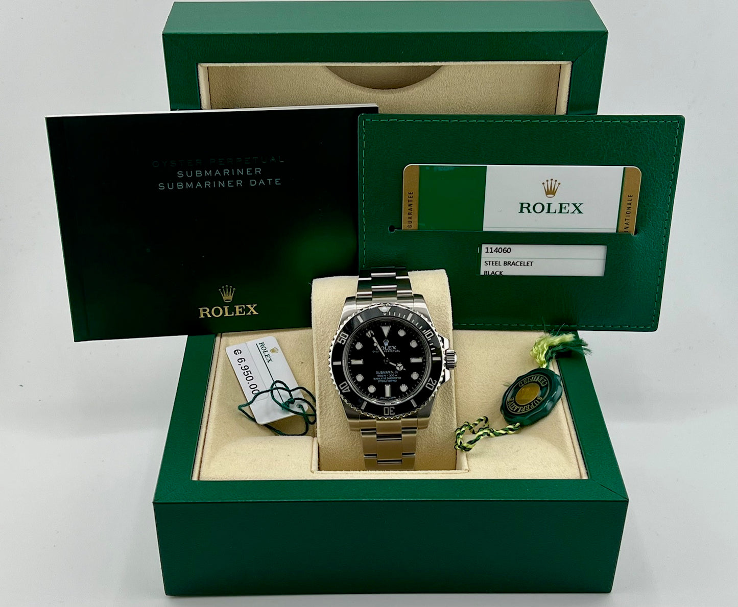 Rolex Submariner No Date 40mm 114060 2016 Full Set Ita