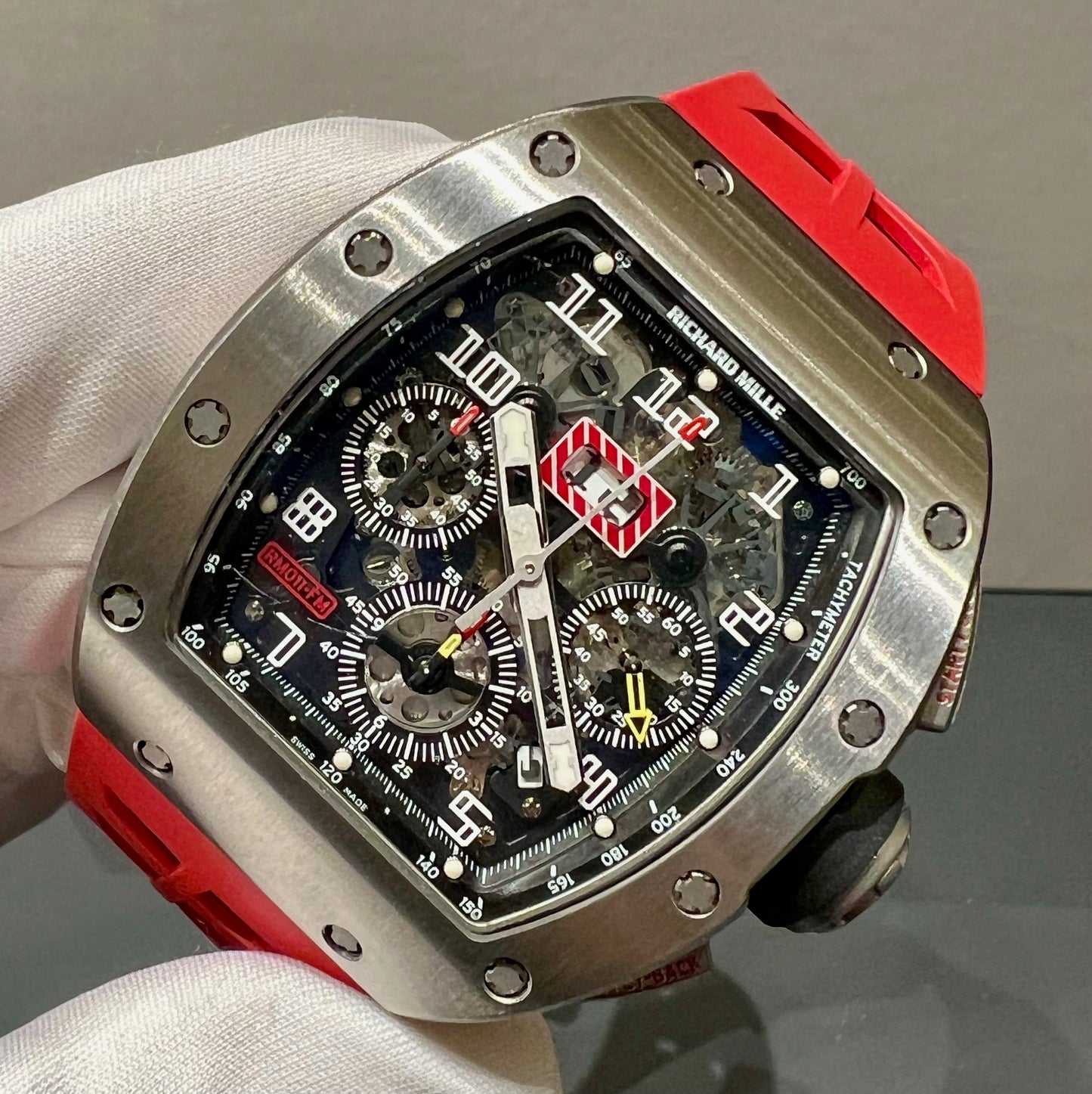 Richard Mille Rm 011 titanium Felipe Massa 50mm full set