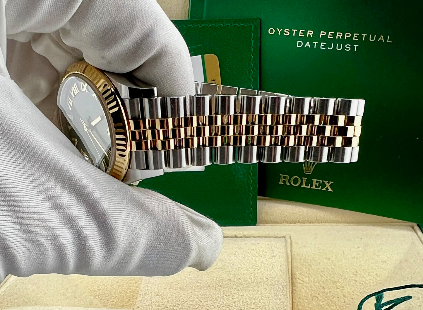 Rolex Datejust 31mm 278273 Ovive Green Dial Diamond 2019 Ita
