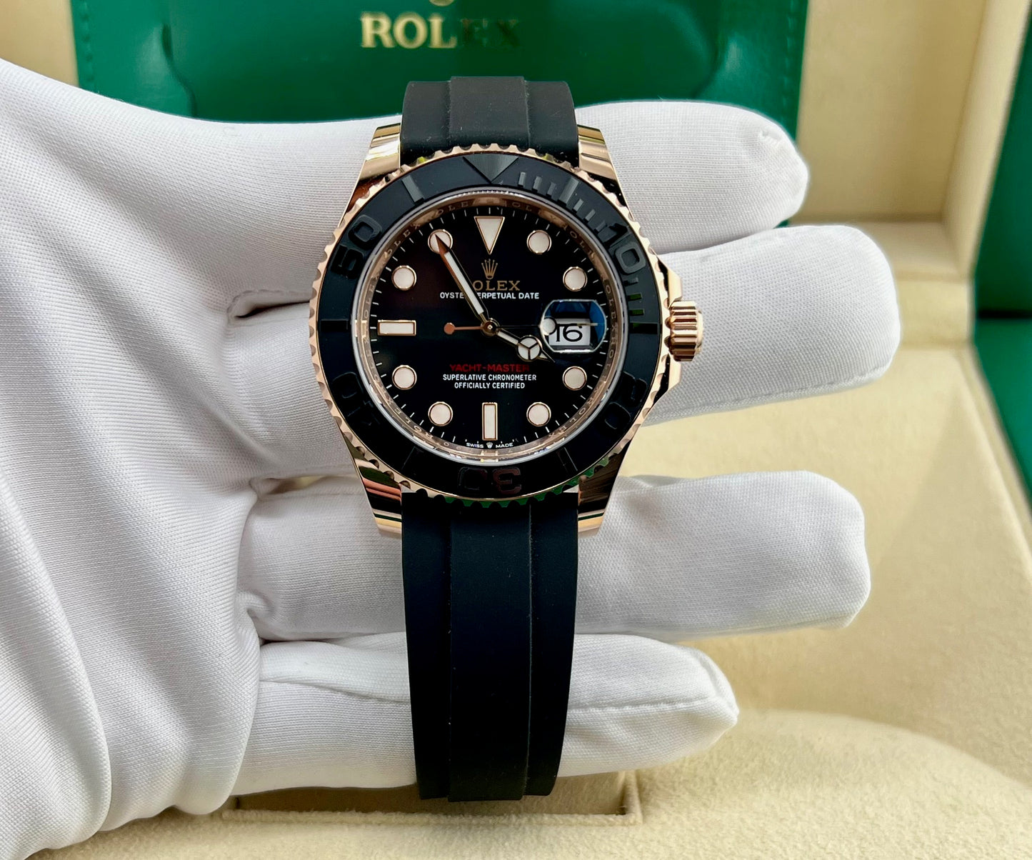 Rolex Yacht-Master 40mm 126655 Rose Gold 2021 full set like new