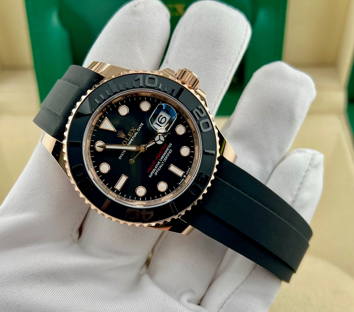 Rolex Yacht-Master 40mm 126655 Rose Gold 2021 full set like new