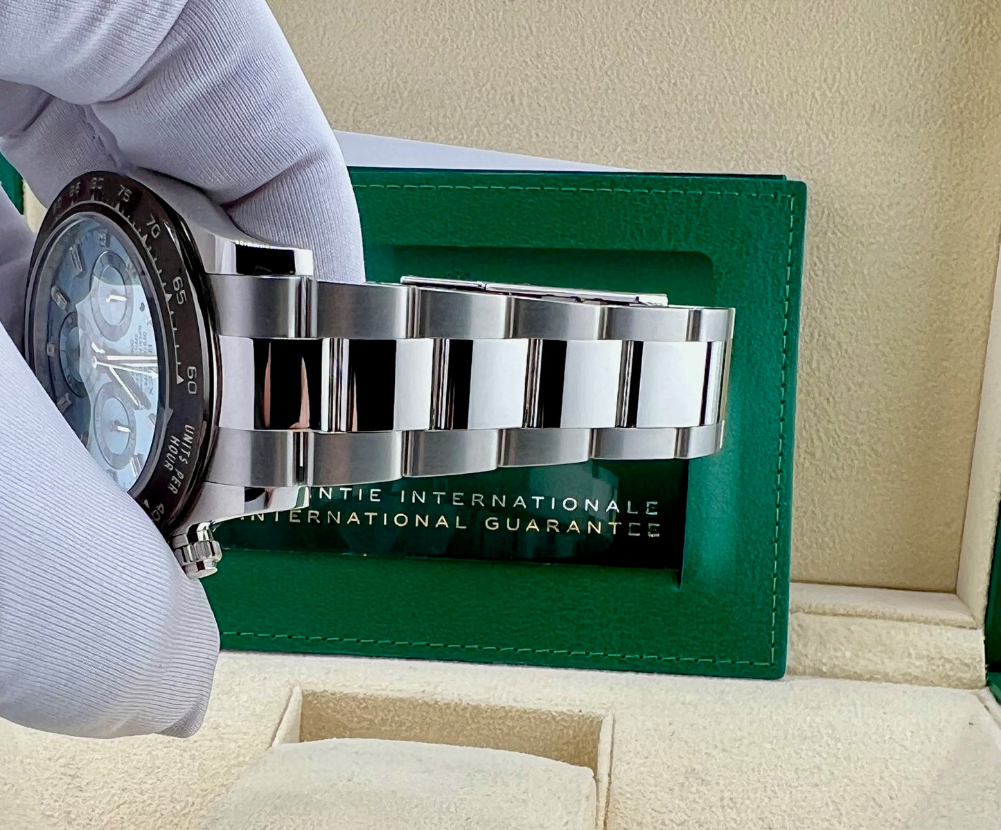 Rolex Daytona 116506 Platinum Baguette index 2022 full set
