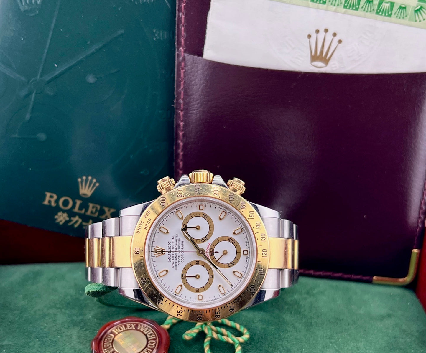 Rolex Daytona 116523 White Dial 2002 Full Set