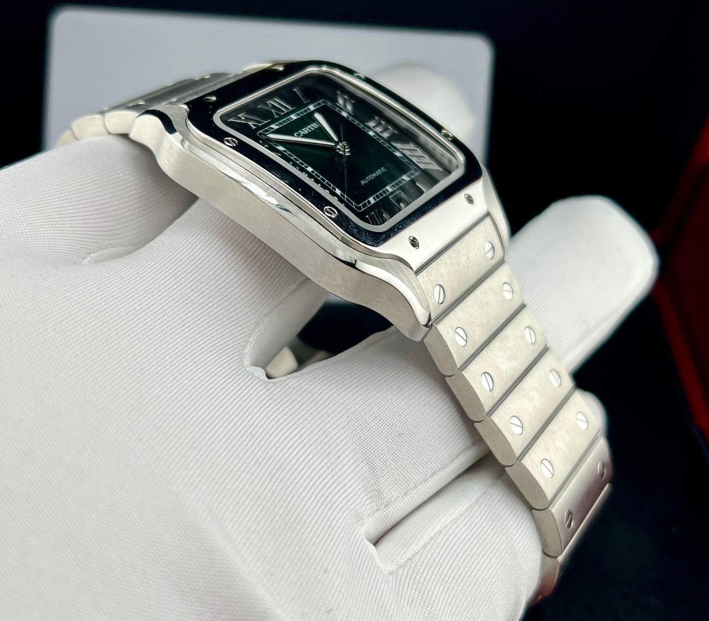 Cartier Santos De Cartier WSSA0062 Green Dial 2023