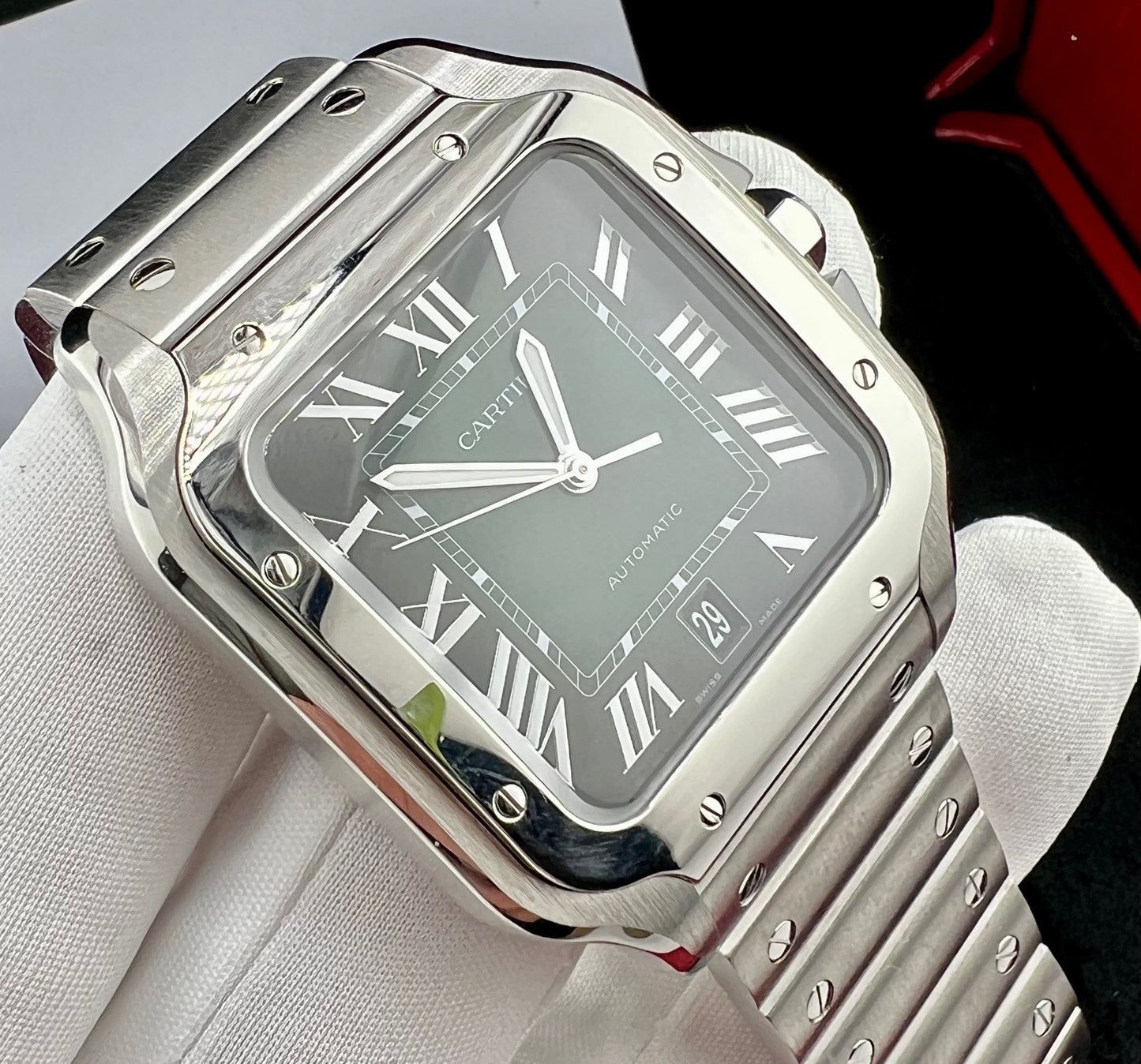 Cartier Santos De Cartier WSSA0062 Green Dial 2023