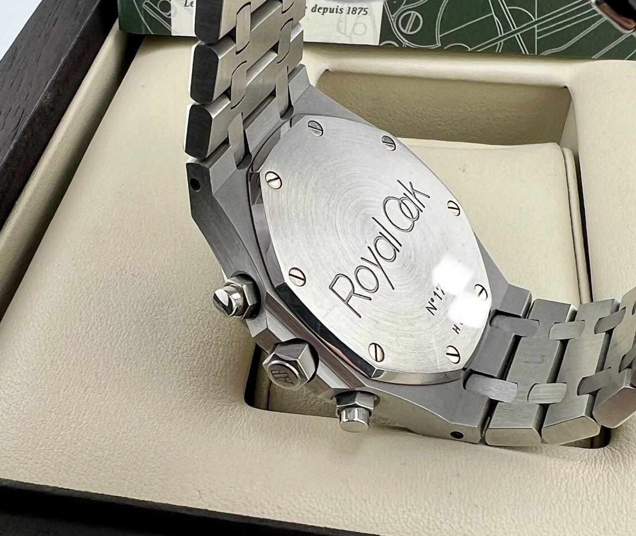 Audemars Piguet Royal Oak Chronograph 26300ST White Dial 2011 Full Set