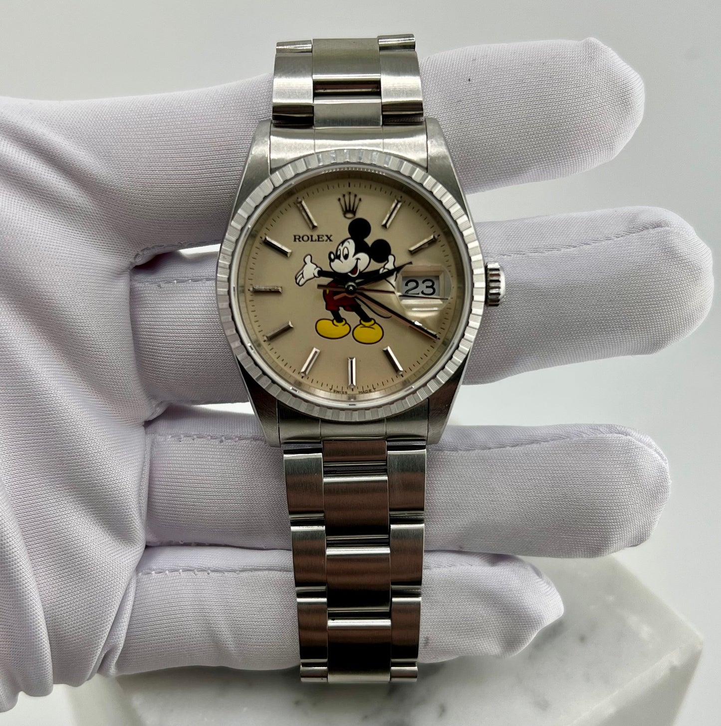 Rolex Datejust 36mm 16220 Ser. A 2000 Dial ''Mickey Mouse'' Topolino