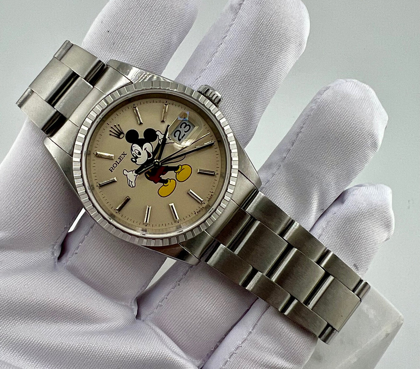 Rolex Datejust 36mm 16220 Ser. A 2000 Dial ''Mickey Mouse'' Topolino