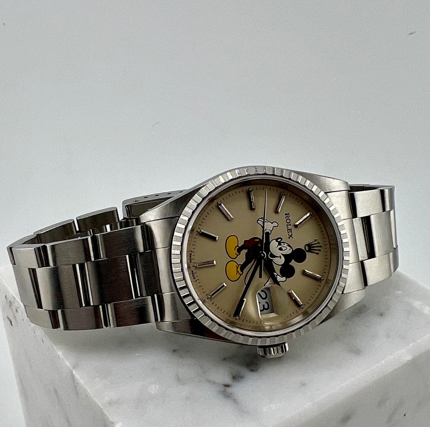 Rolex Datejust 36mm 16220 Ser. A 2000 Dial ''Mickey Mouse'' Topolino
