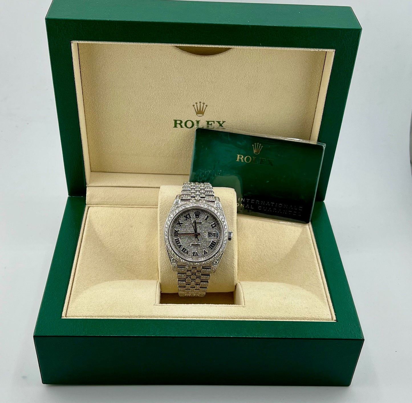 Rolex Datejust 126300 Custom Diamond Ice Jubilèe 2024