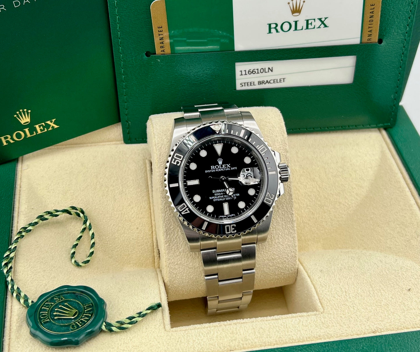 Rolex Submariner Date 40mm 116610LN 2016 Full Set Ita