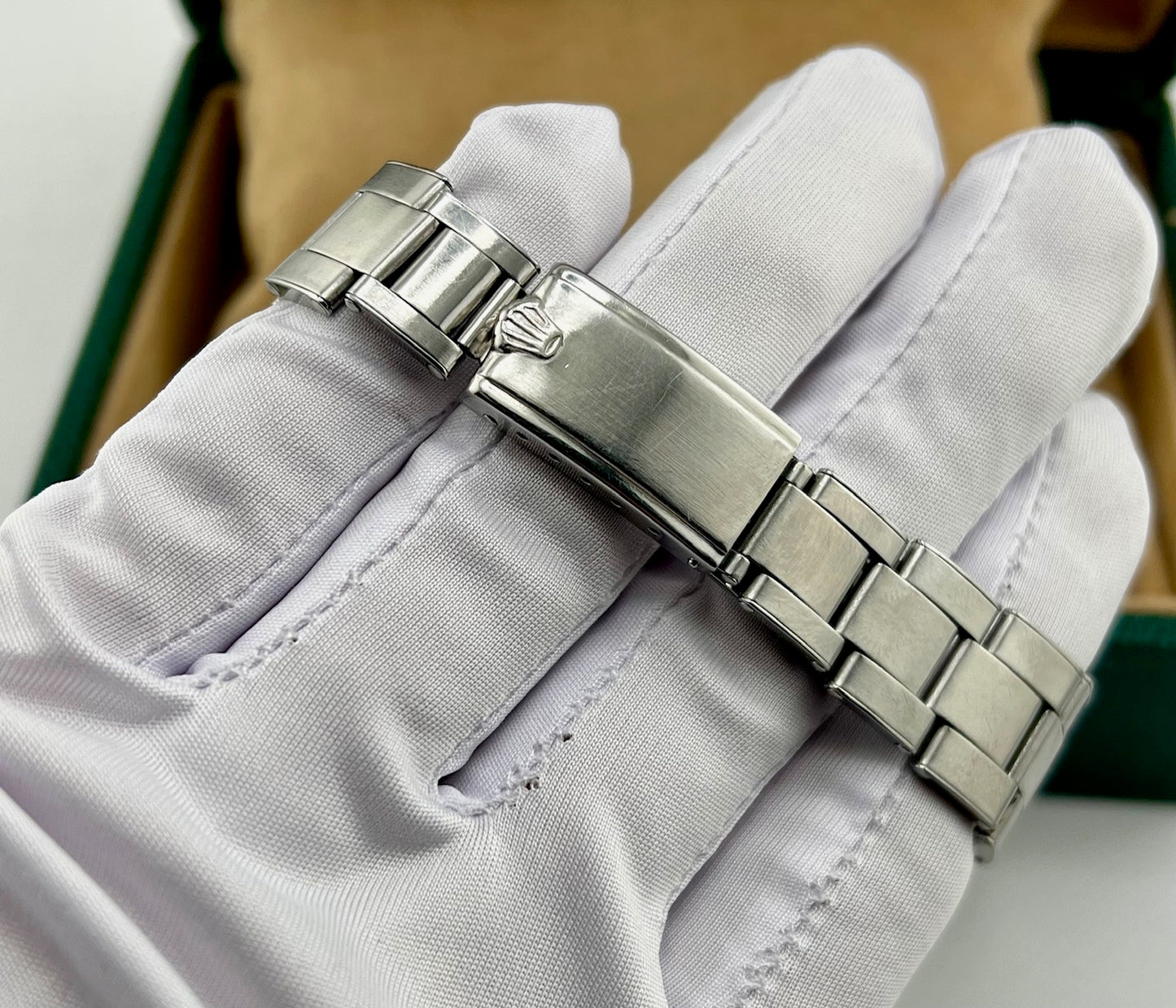 Rolex Air-King 5500 34mm plexy 1980 only watch black dial