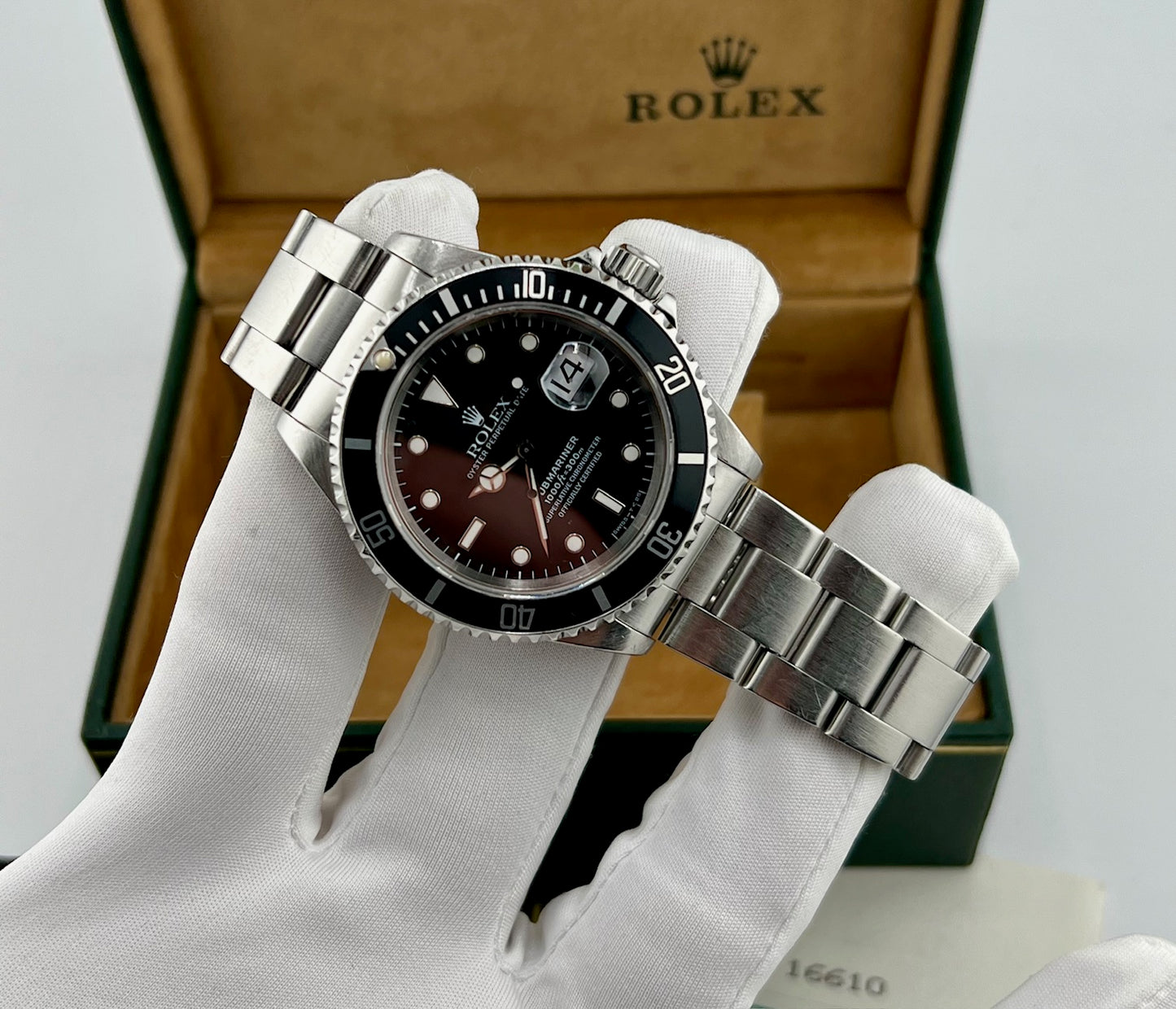 Rolex Submariner Date 16610 Box&Paper 1996 40mm