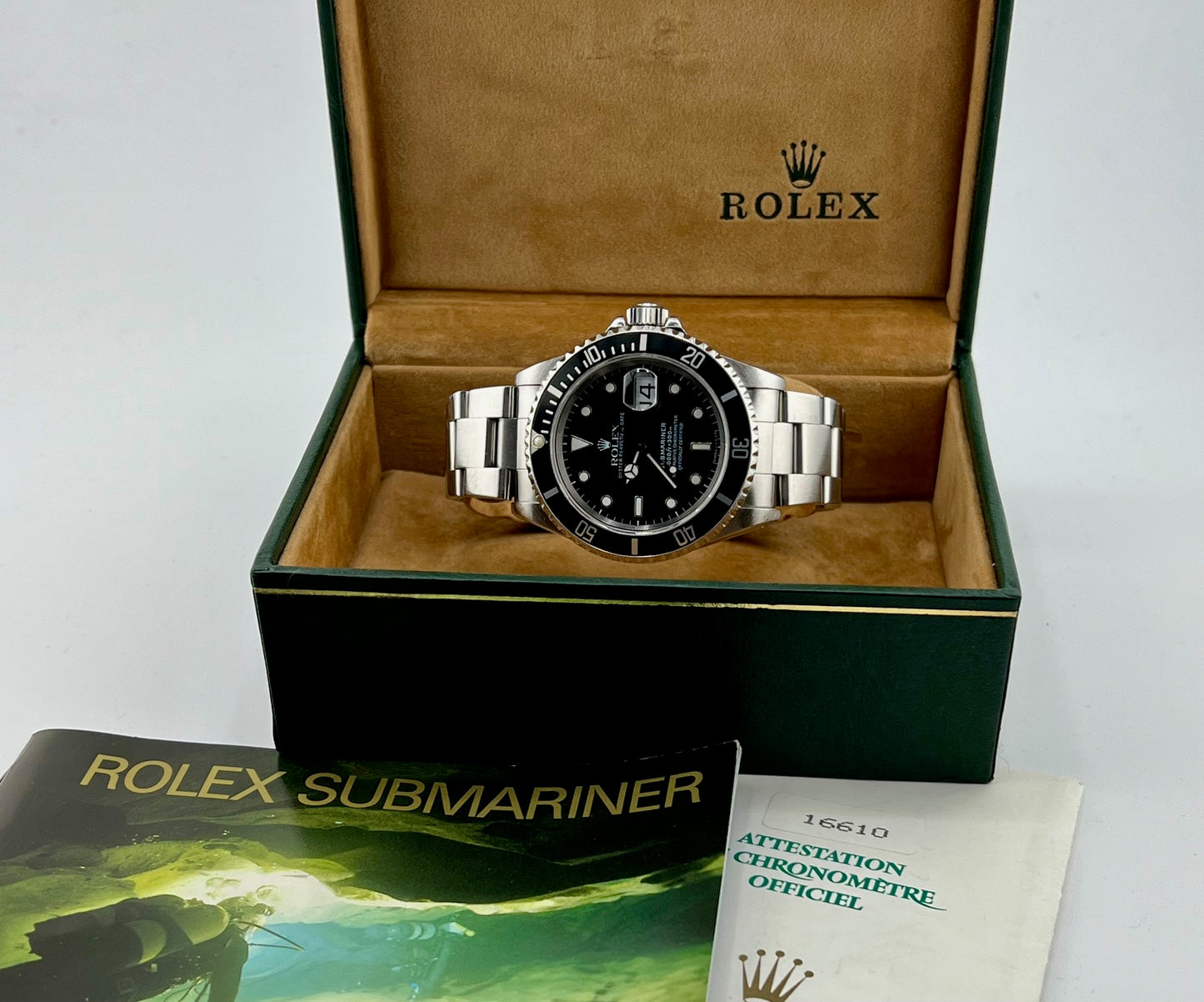 Rolex Submariner Date 16610 Box&Paper 1996 40mm