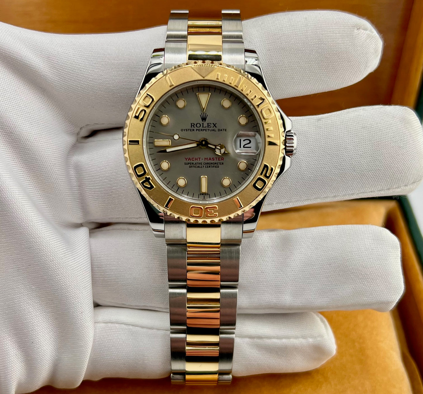 Rolex Yacht-Master 35mm 68623 Rodium Dial 1998 solo orologio only watch