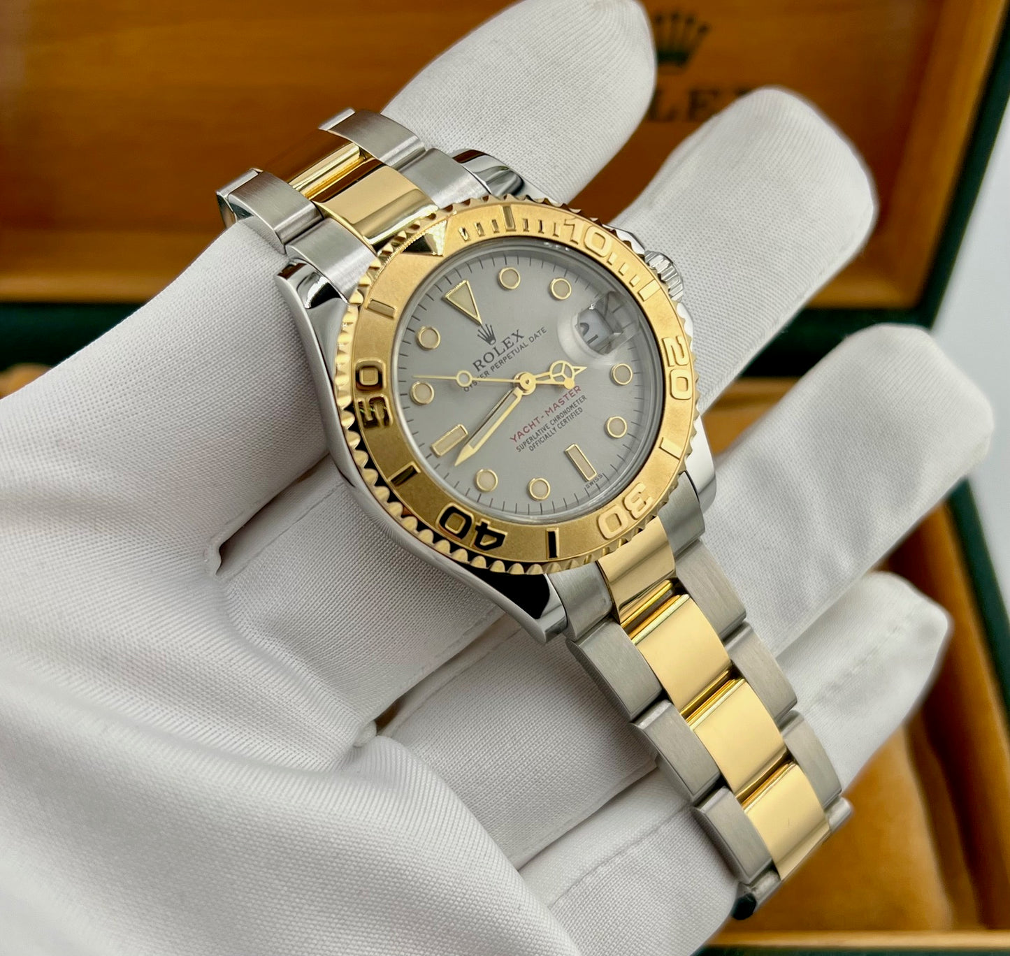Rolex Yacht-Master 35mm 68623 Rodium Dial 1998 solo orologio only watch