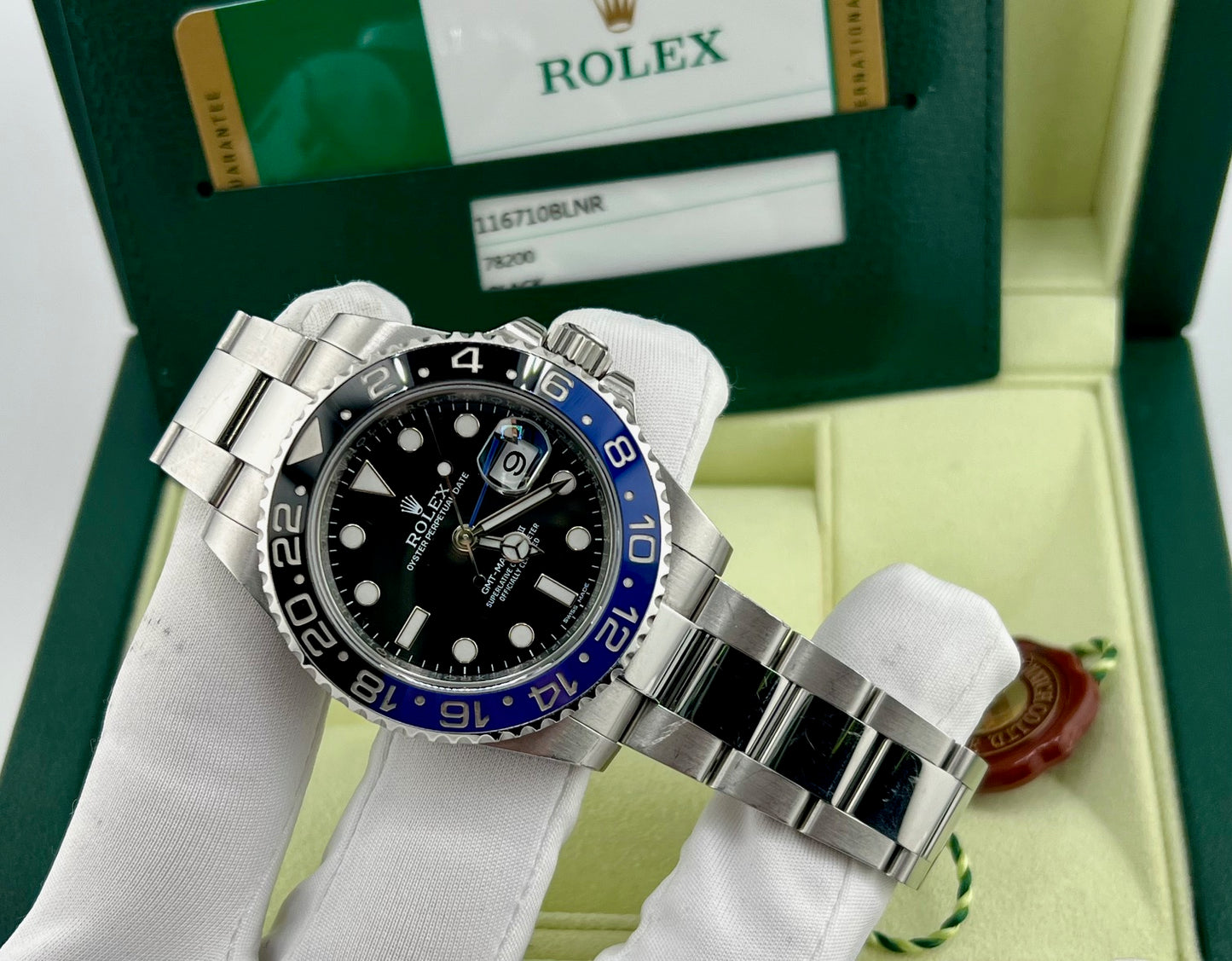 Rolex GMT-Master II "Batman" 116710BLNR Full Set 2014 (ITA)