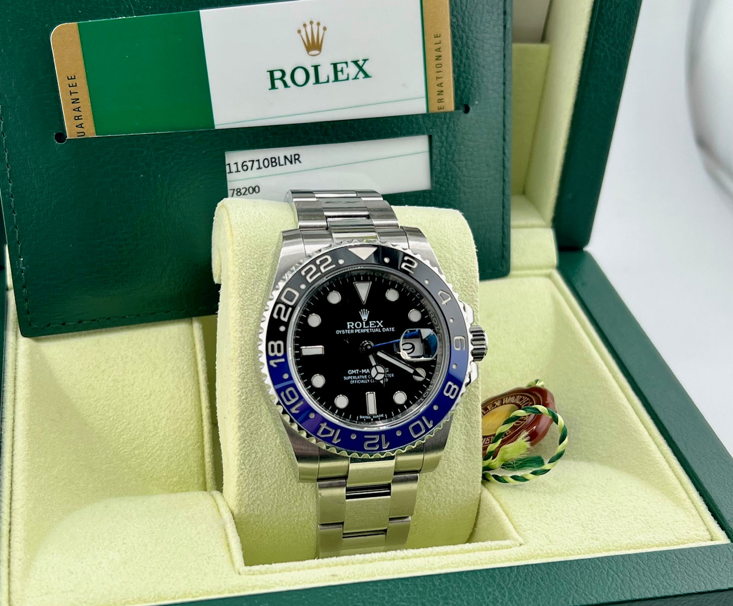 Rolex GMT-Master II "Batman" 116710BLNR Full Set 2014 (ITA)