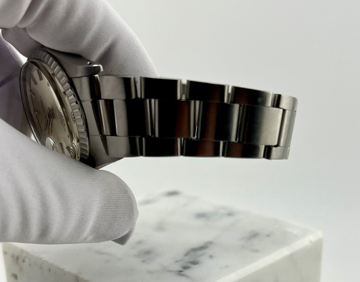 Rolex Datejust 36mm 1603 1968 Oyster Fat Boy silver dial