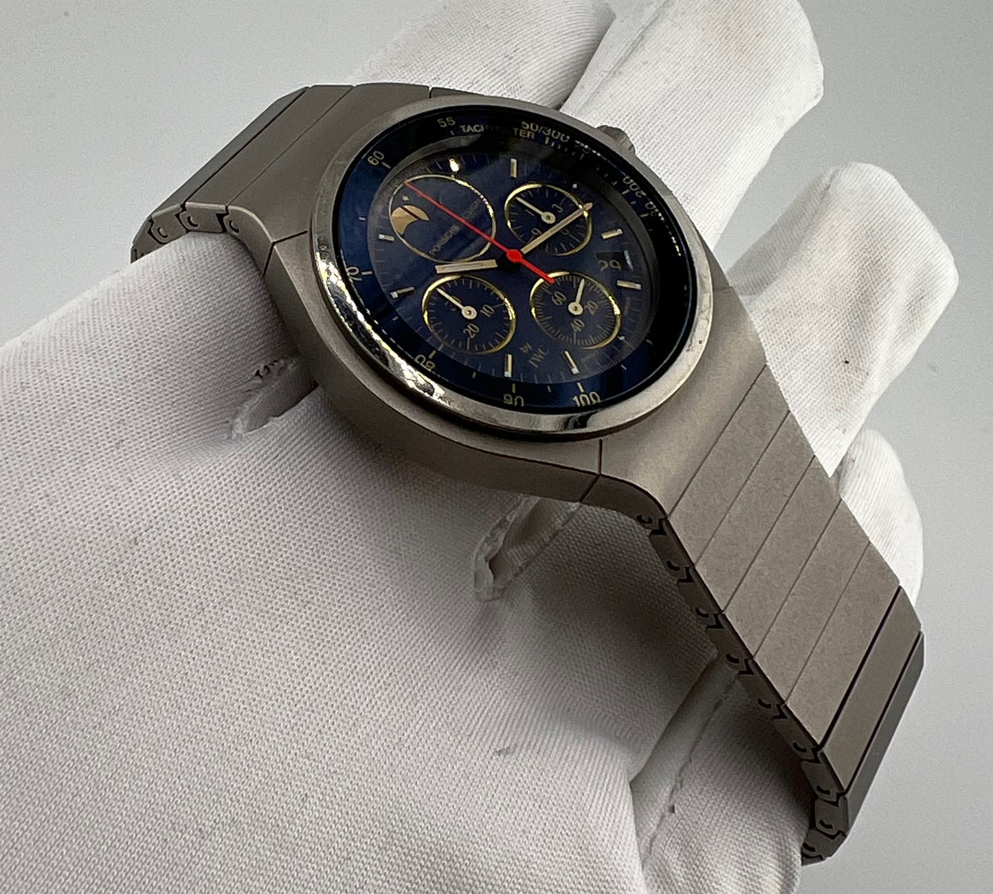 IWC Titanium Moonphase Chronograph Ref. 3742 36mm Quartz