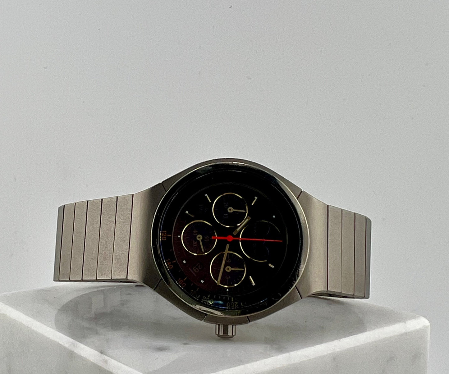 IWC Titanium Moonphase Chronograph Ref. 3742 36mm Quartz
