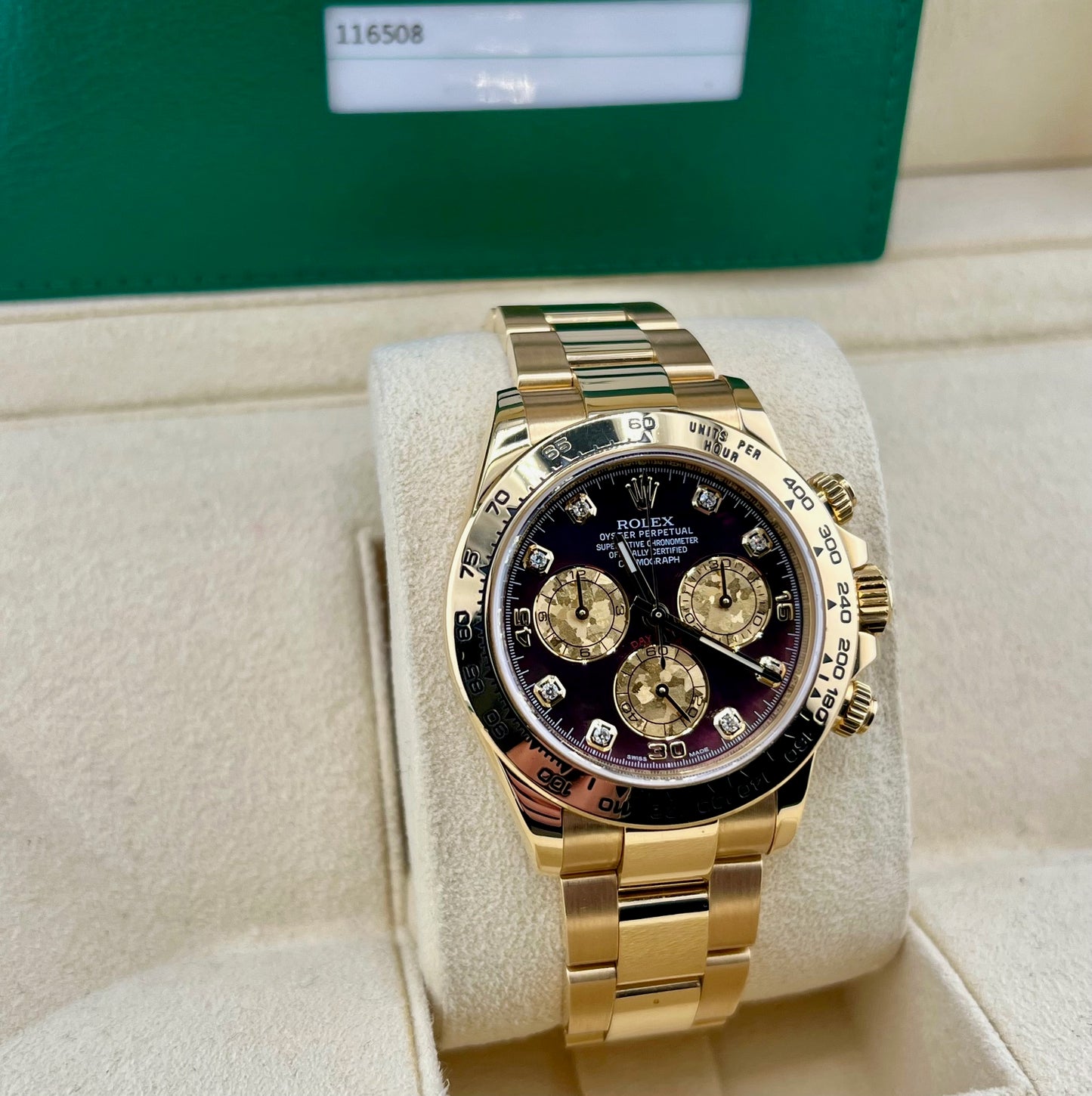 Rolex Daytona 115608 Crystal Dial 2018 (CH) YellowGold