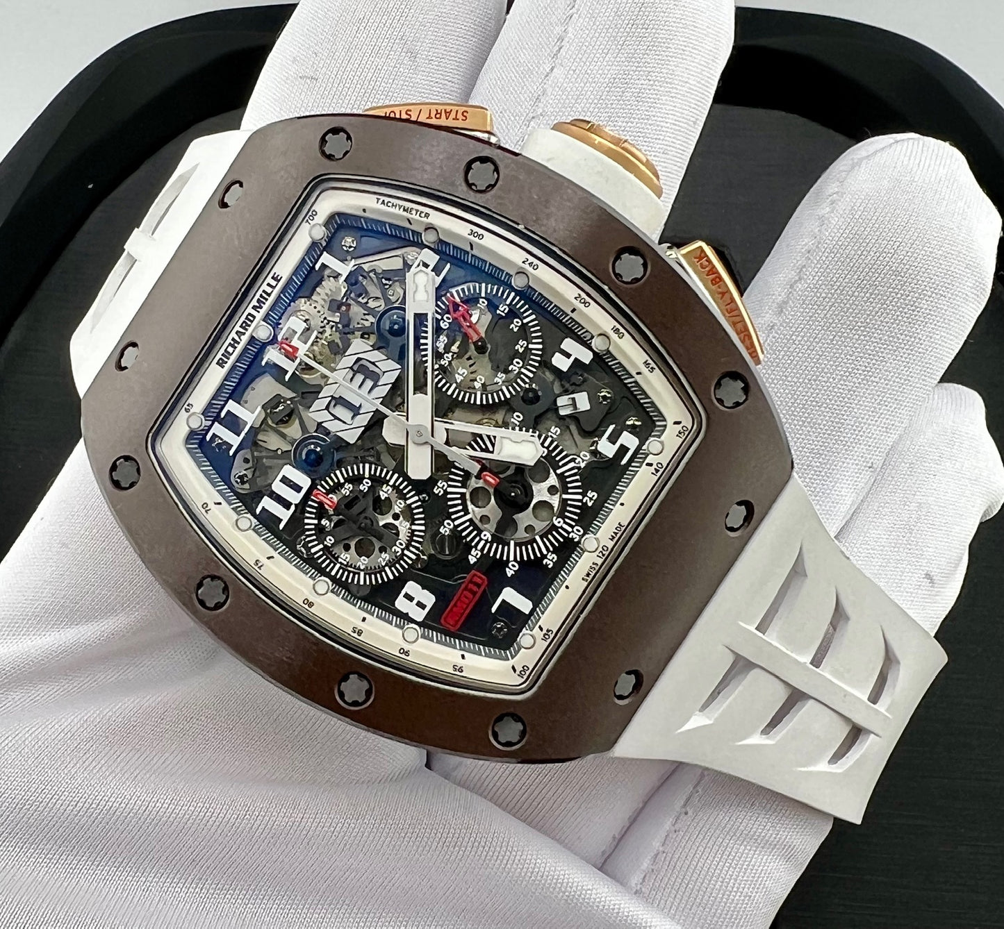 Richard Mille Rm 011 Asia Edition Ceramic/Rose Gold limited 50pcs 2015