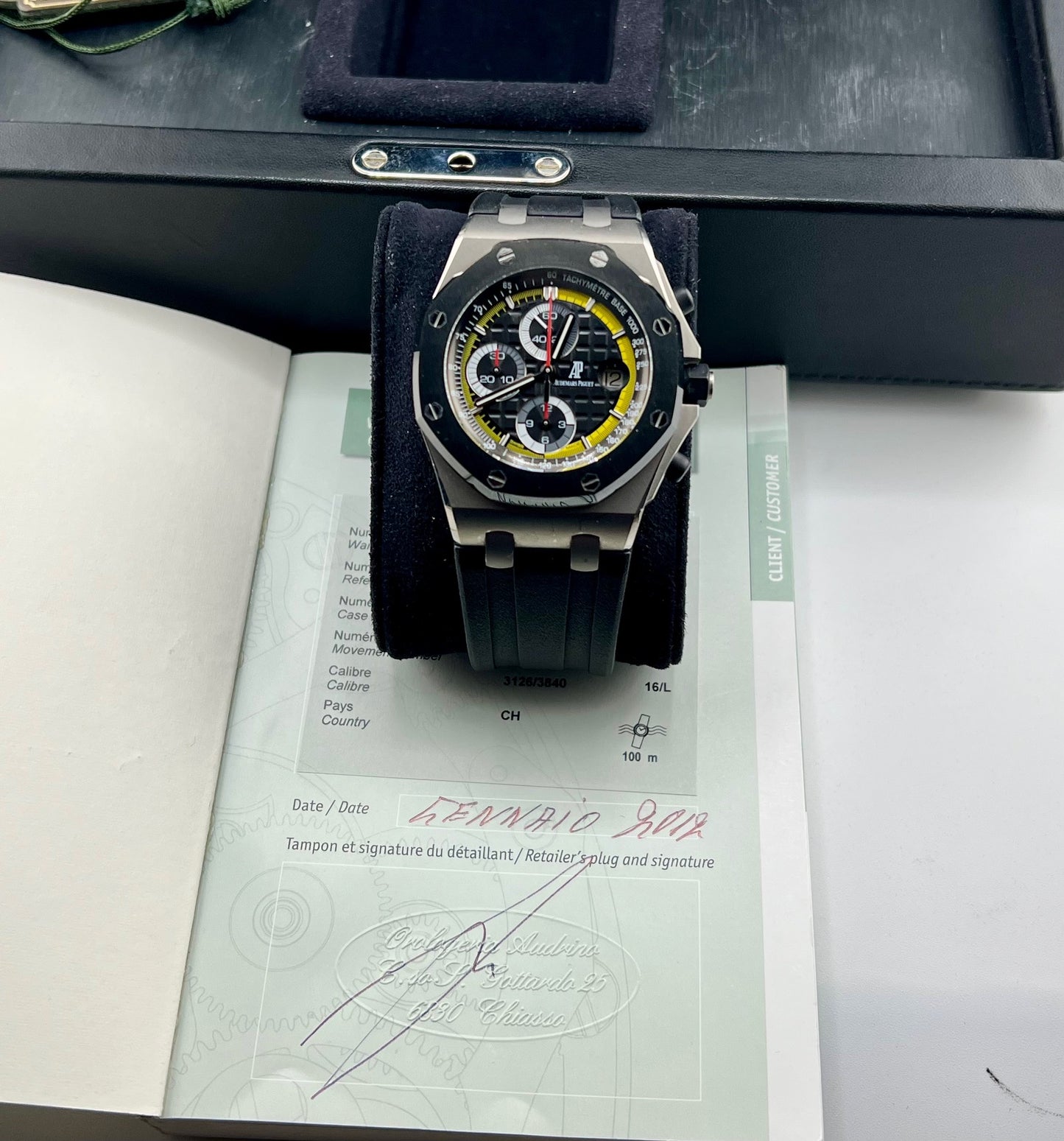 Audemars Piguet Royal Oak Offshore Sebastien Buemi 26207IO Full Set 2012