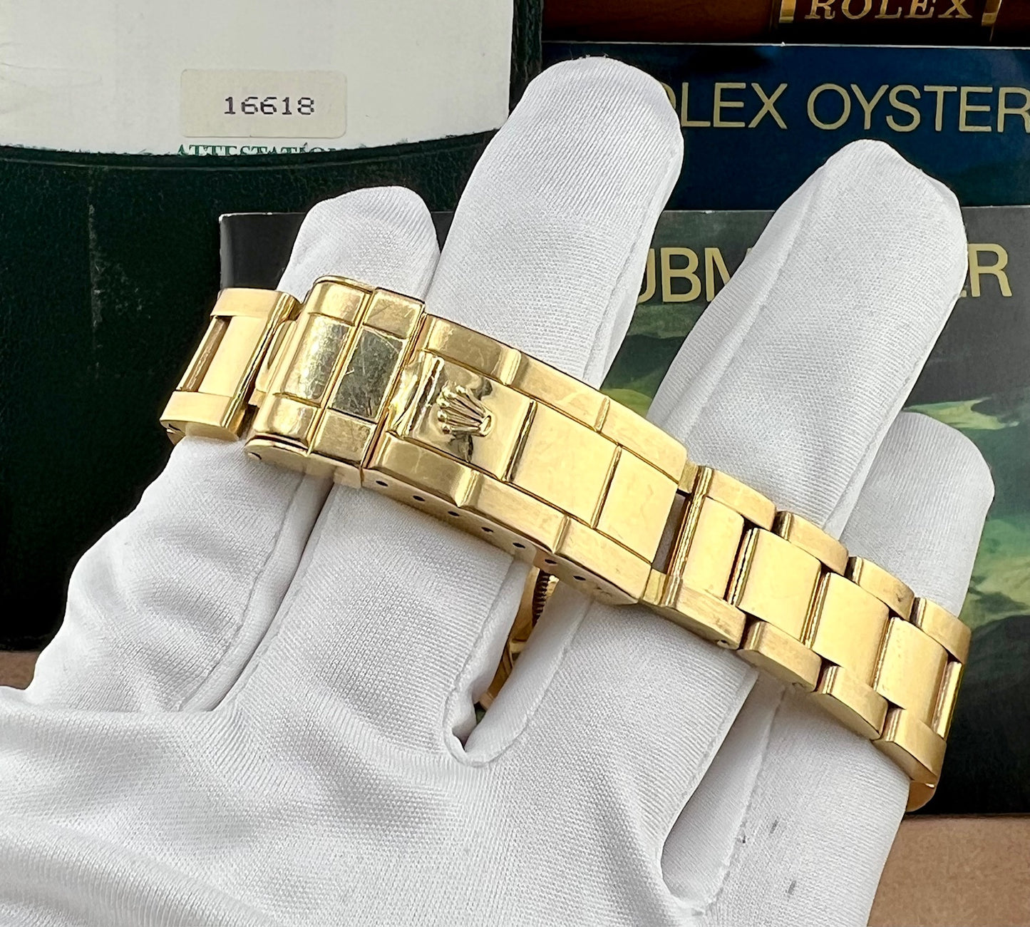 Rolex Submariner Date 16618 Box&Paper Purple 1989 Ita