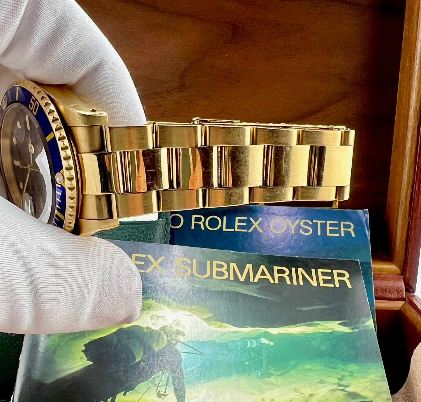 Rolex Submariner Date 16618 Box&Paper Purple 1989 Ita