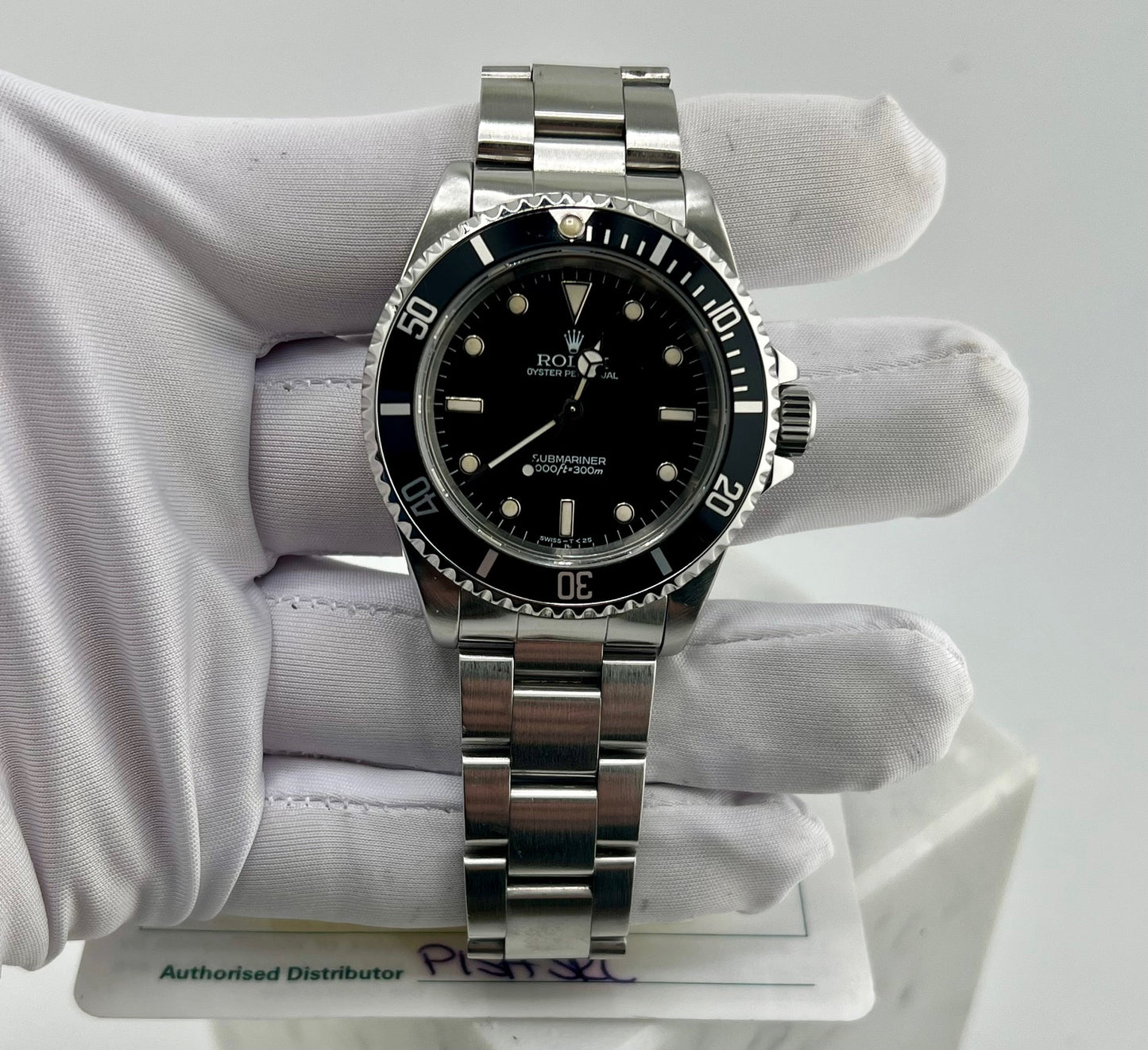Rolex Submariner No date 14060 40mm 1996 Service Rolex 2016
