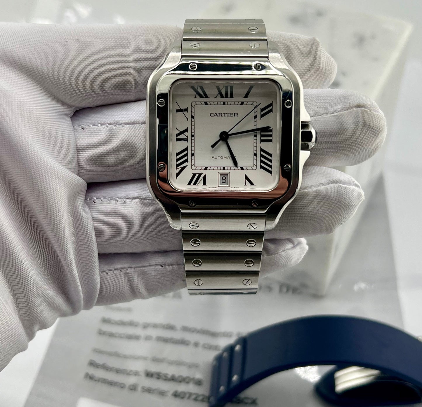 Cartier Santos De Cartier WSSA0018 White Dial 2024