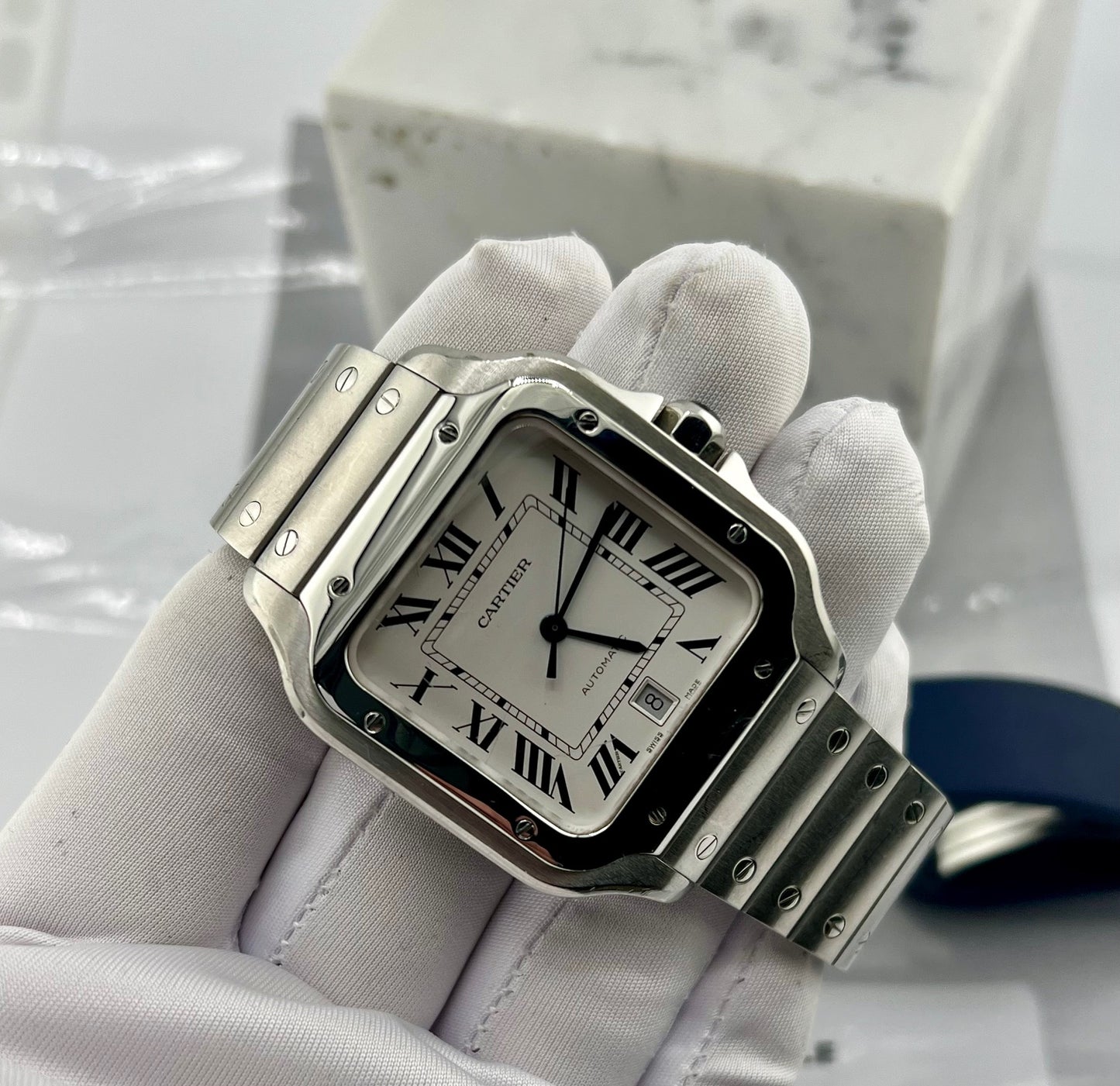 Cartier Santos De Cartier WSSA0018 White Dial 2024