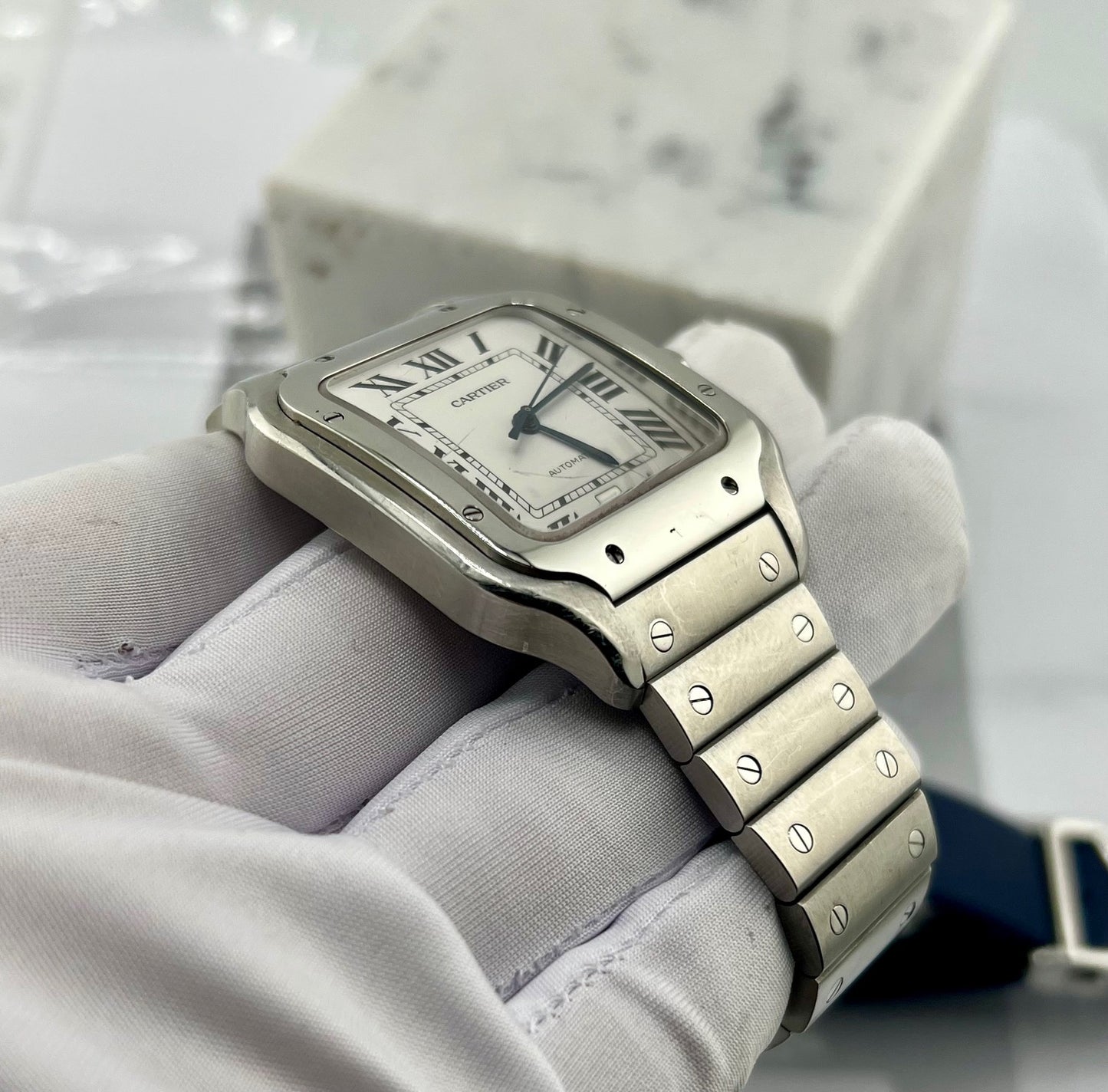 Cartier Santos De Cartier WSSA0018 White Dial 2024