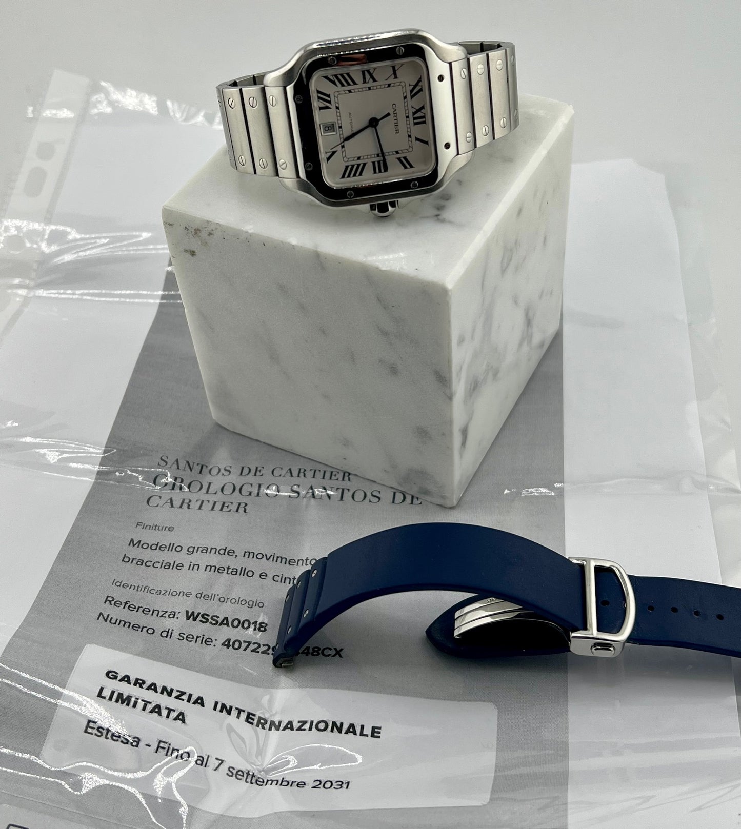 Cartier Santos De Cartier WSSA0018 White Dial 2024