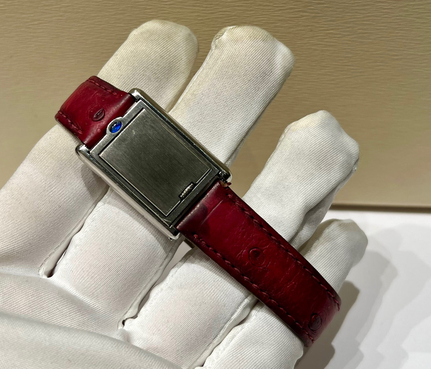 Cartier Tank Basculante 2386 Quartz only watch solo orologio