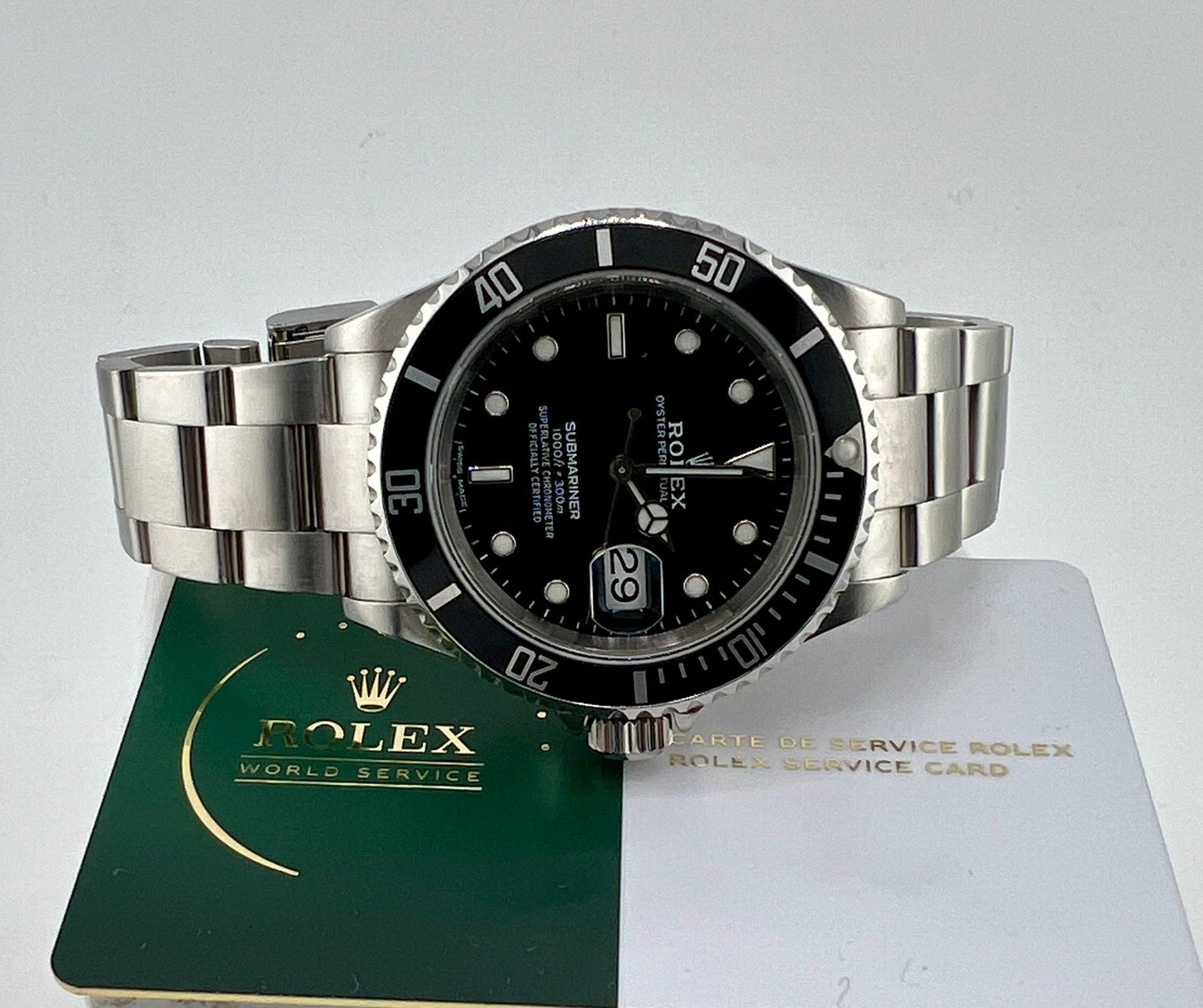 Rolex Submariner Date 16610 Ser. Z No Holes Sel 2007 Service 2024