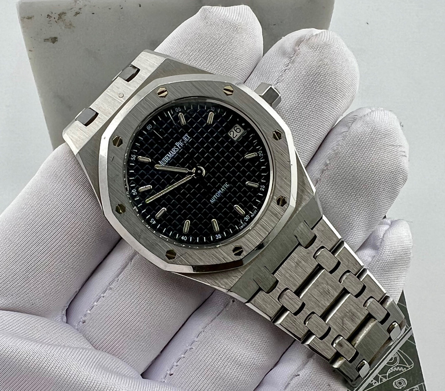 Audemars Piguet Royal Oak 14790ST 2004 Paper AP No Box Blue Dial