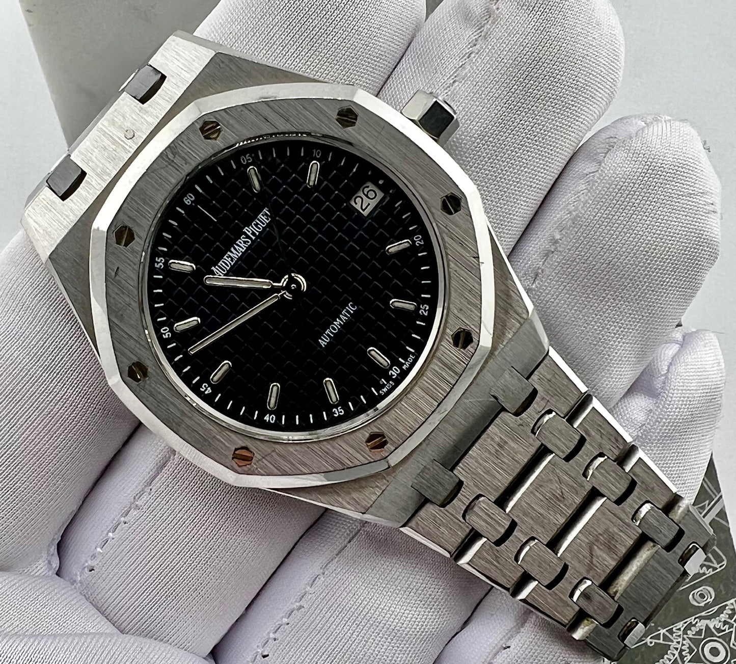 Audemars Piguet Royal Oak 14790ST 2004 Paper AP No Box Blue Dial